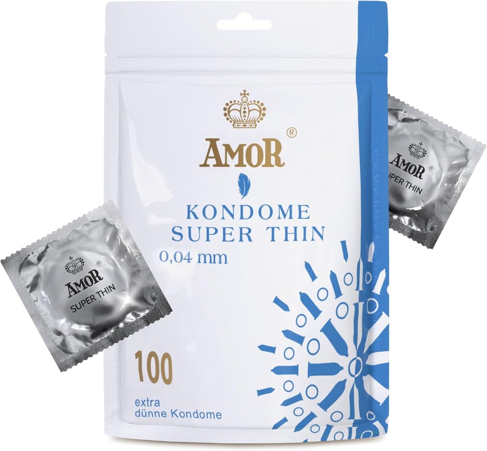 Презервативи - Amor Super Thin, 100 шт. - зображення 1