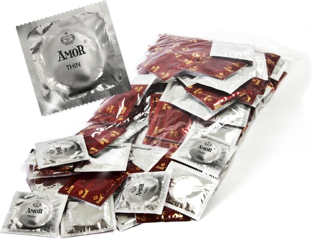 Презервативи - Amor Thin, 100 шт. - зображення 1