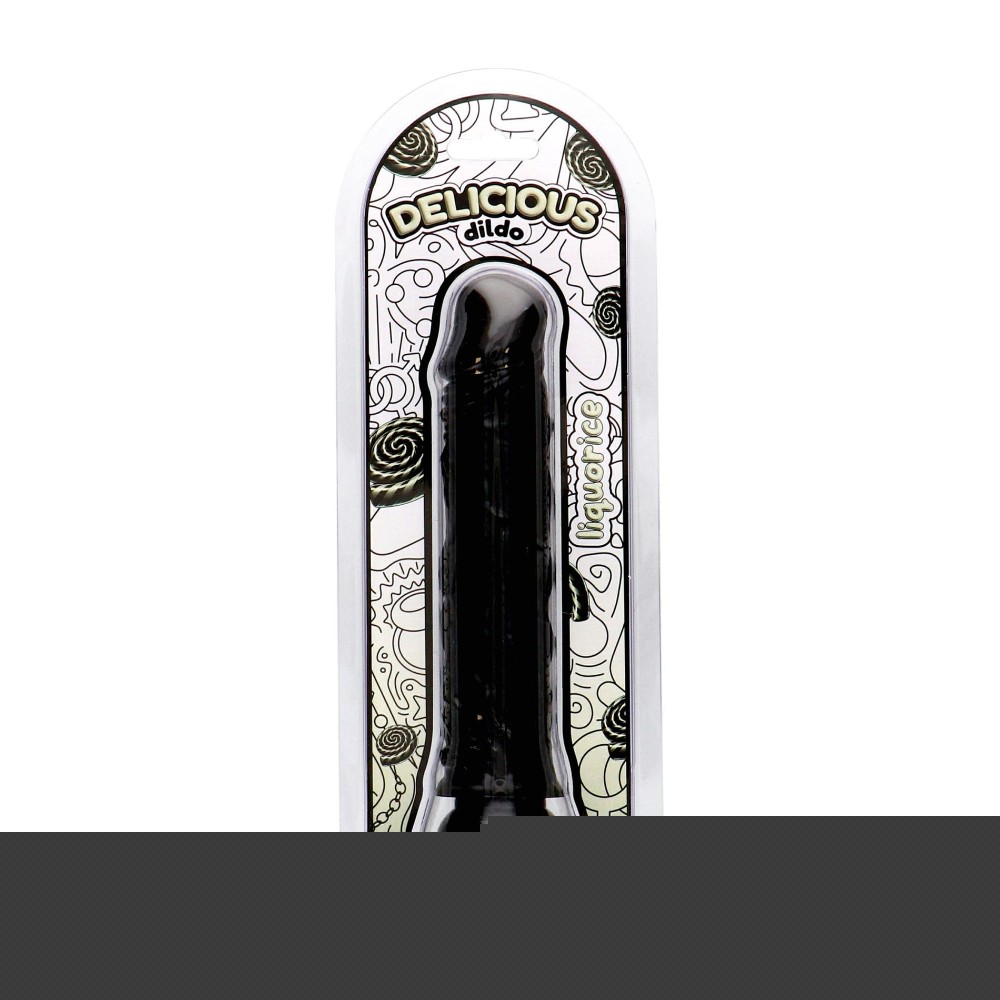 Фалоімітатор з ароматом лакриці - Toyz4lovers Delicious Dildo Liquorice, 20 см - зображення 1