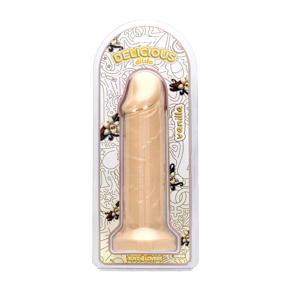 Фалоімітатор з ароматом ванілі - Toyz4lovers Delicious Dildo Vanilla, 25 см - зображення 1