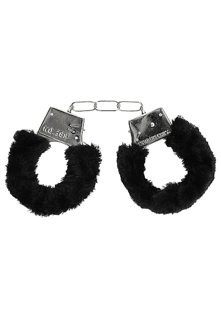 Наручники - Ouch! Beginner's Handcuffs Furry Black - зображення 1