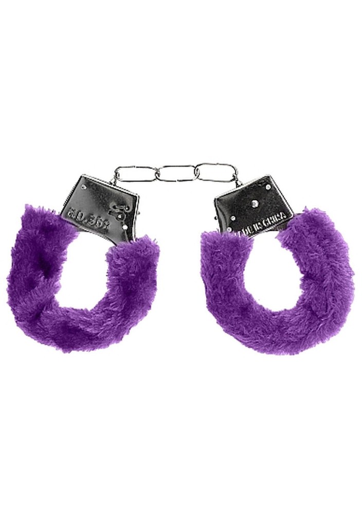 Наручники - Ouch! Beginner's Handcuffs Furry Purple - зображення 1