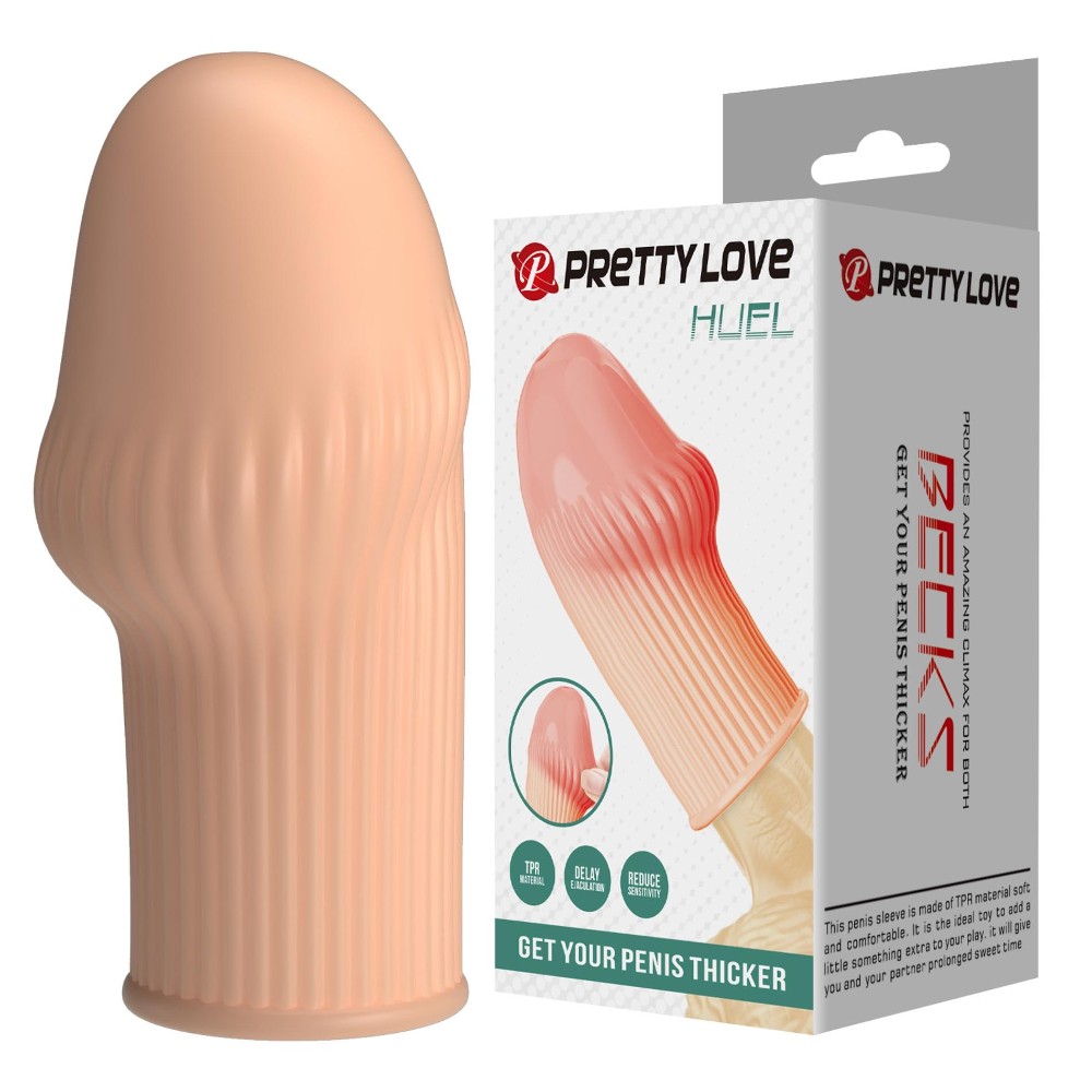 Насадка на член - Pretty Love Huel Penis Thicker Flesh - зображення 1