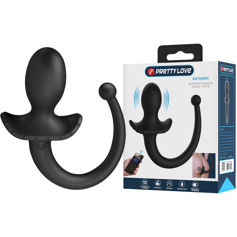 Анальна пробка - Pretty Love Anthony Super Power Anal Plug (App) - зображення 1
