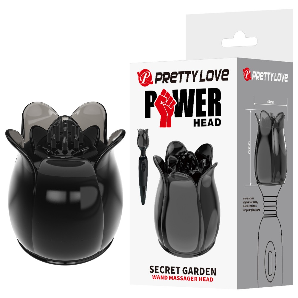 Насадка на вібромасажер - Power Head Secret Garden Wand Massager Head - зображення 1