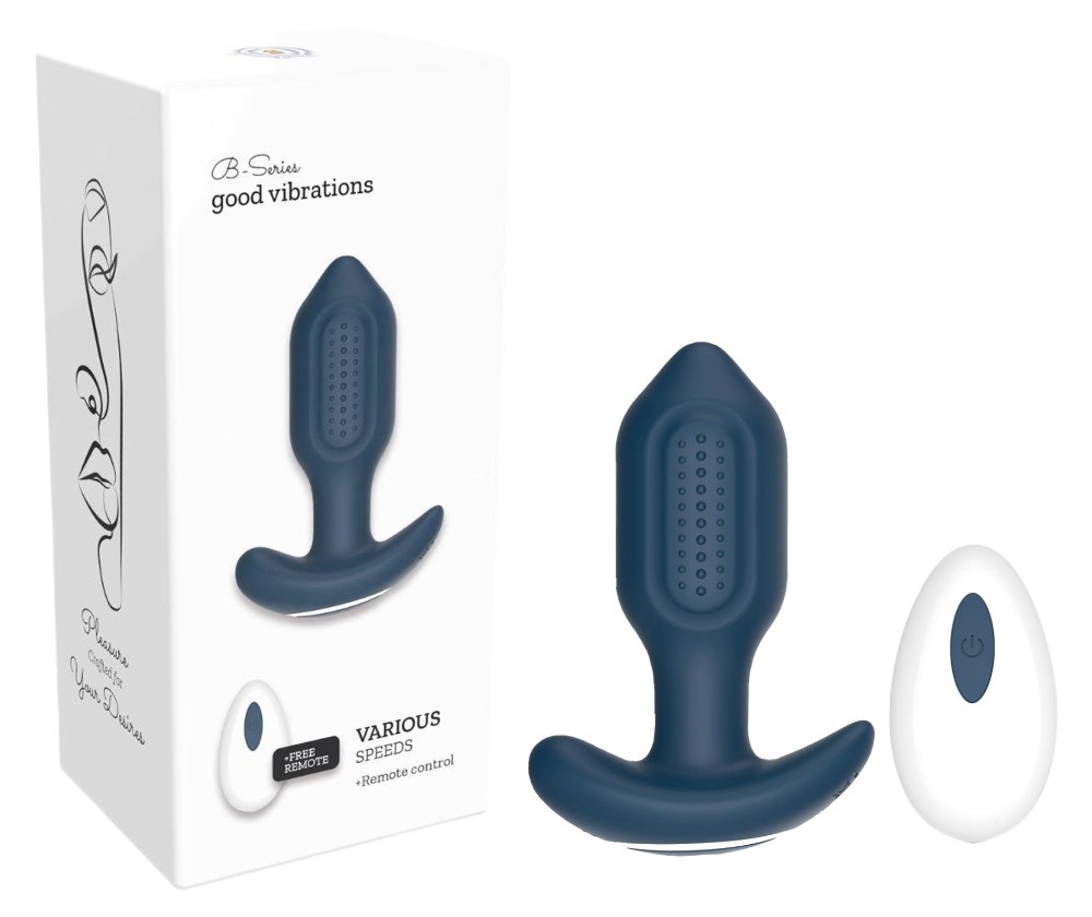 Анальна пробка - Vibrating Anal Plug, Remote Control - зображення 1