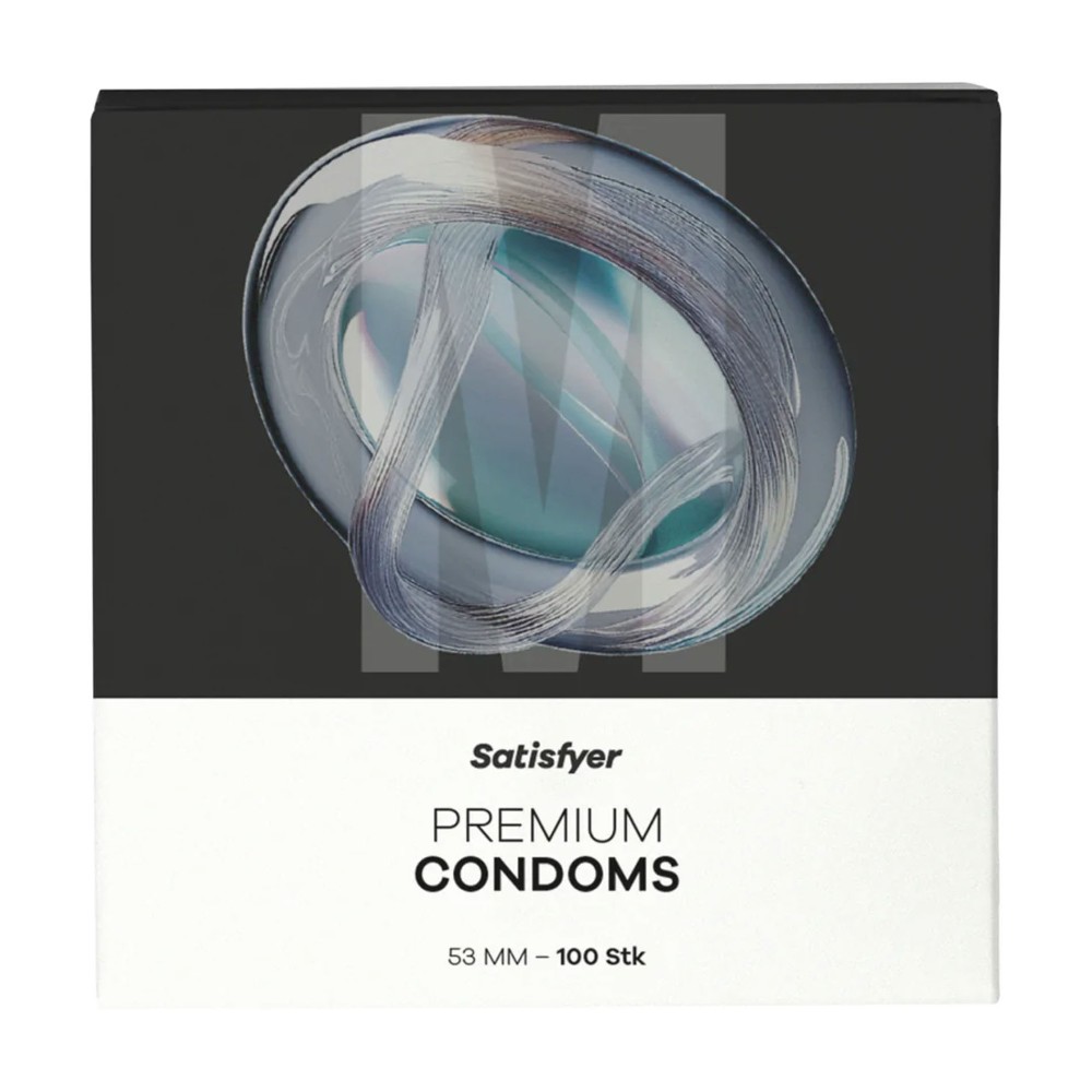 Презервативи - Satisfyer Premium Condoms 53 мм (M), 100 шт. - зображення 1
