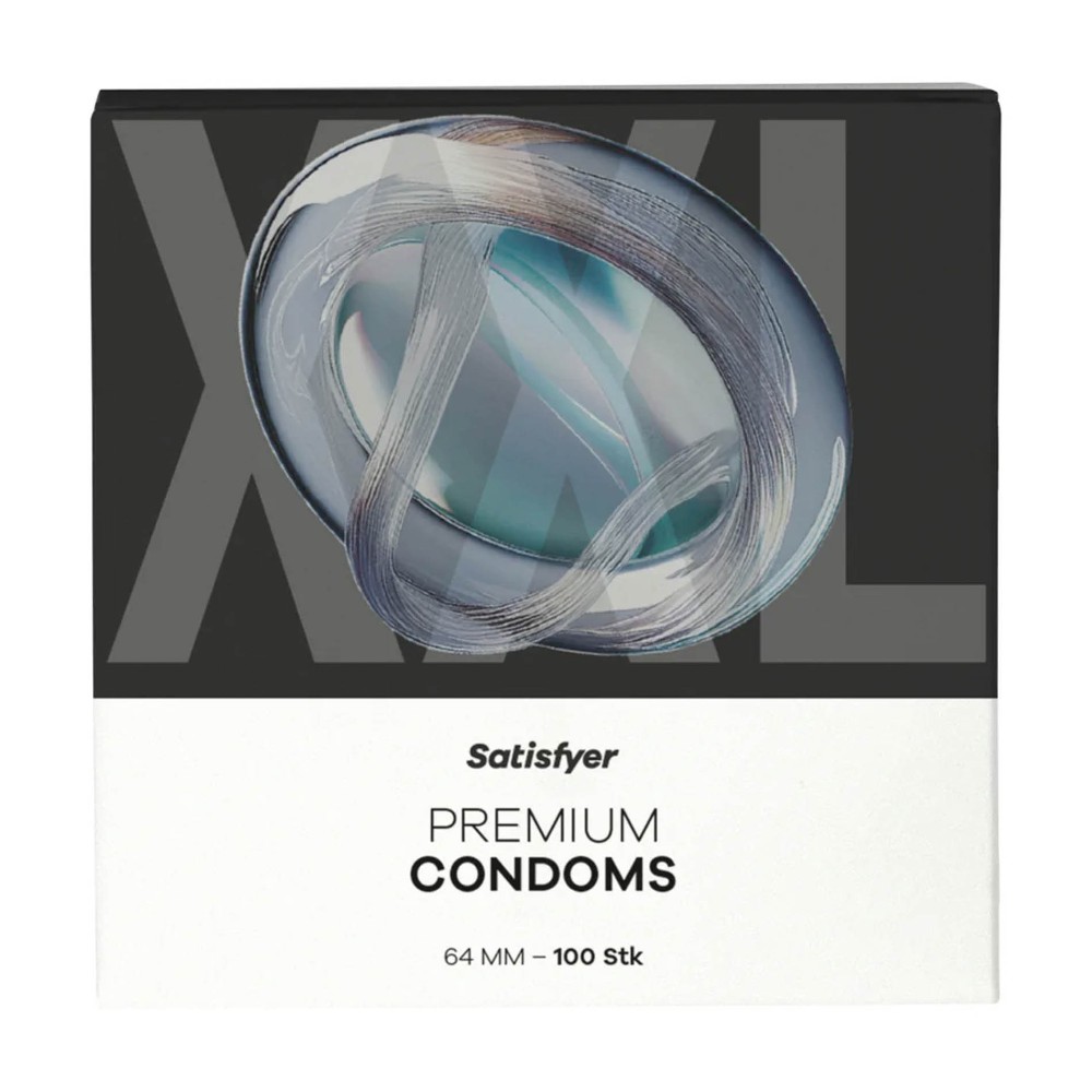 Презервативи - Satisfyer Premium Condoms 64 мм (XXL), 100 шт. - зображення 1