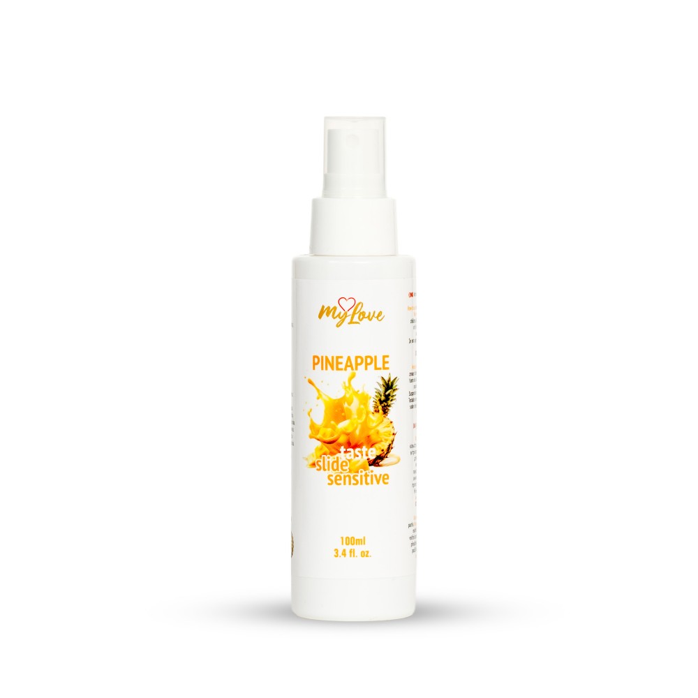 Інтимний гель-лубрикант - MyLove Taste Slide Sensitive Pineapple, 100 мл - зображення 1
