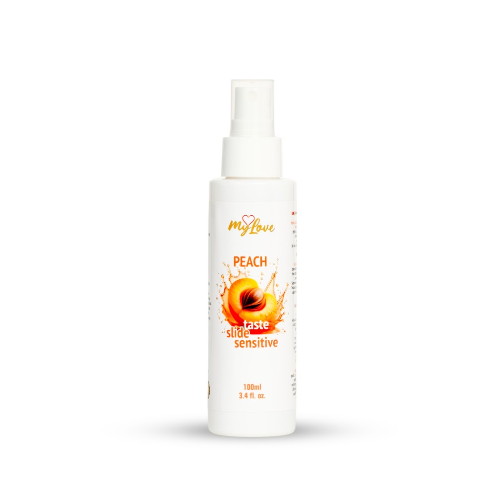 Інтимний гель-лубрикант - MyLove Taste Slide Sensitive Peach, 100 мл - зображення 1