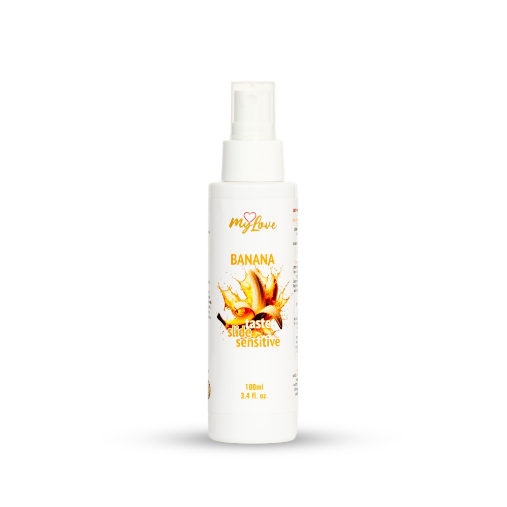 Інтимний гель-лубрикант - MyLove Taste Slide Sensitive Banana, 100 мл - зображення 1