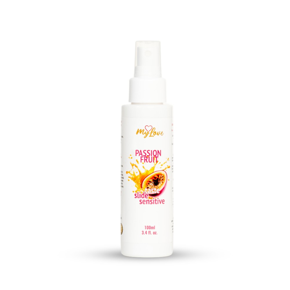 Інтимний гель-лубрикант - MyLove Taste Slide Sensitive Passion Fruit, 100 мл - зображення 1
