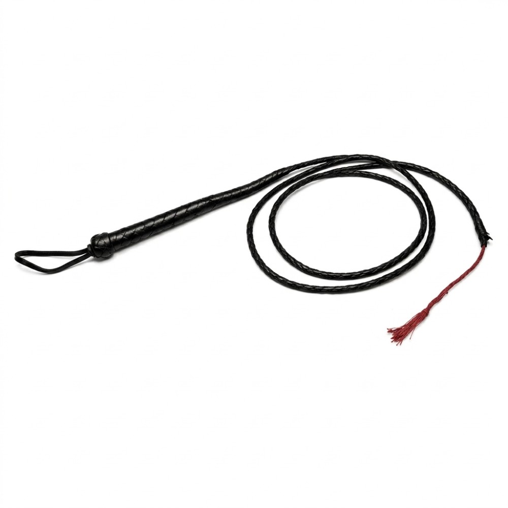Батіг - Kinky Fetish Mega Whip Black - зображення 1