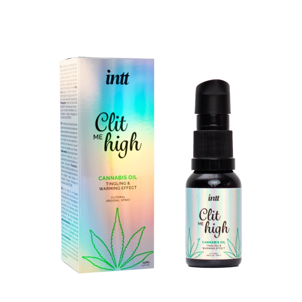 Збуджуючий спрей для клітора - Intt Clit Me High Cannabis Oil Tingling and Warming Effect, 12 мл - зображення 1