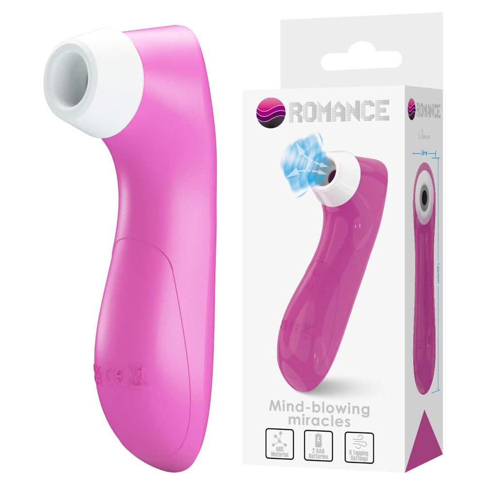 Вакуумний стимулятор - Romance Sucking Pleasure Stimulator Breeze Pink - зображення 1