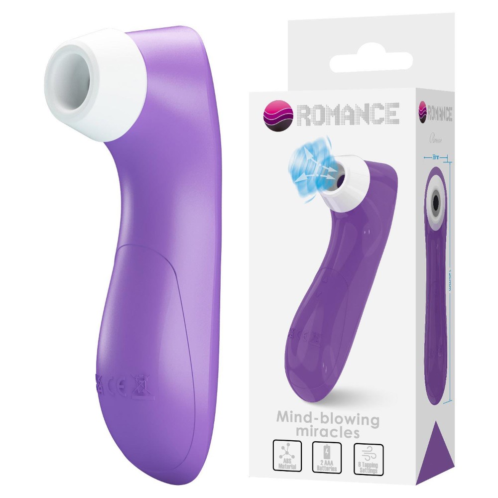 Вакуумний стимулятор - Romance Sucking Pleasure Stimulator Breeze Purple - зображення 1
