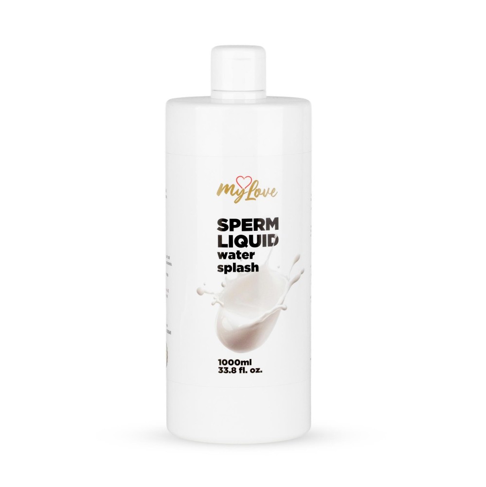 Лубрикант - MyLove Sperm Liquid Water Splash, 1000 мл - зображення 1