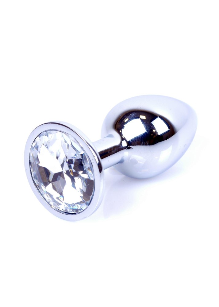 Анальна пробка - Jewellery Silver Plug - Clear - зображення 1