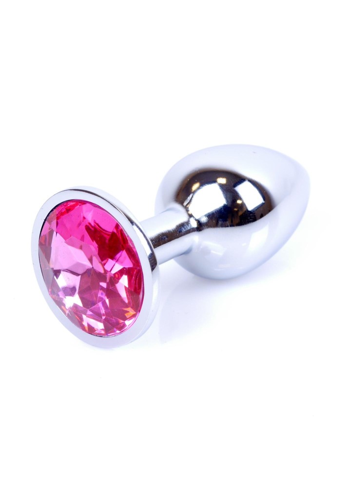 Анальна пробка - Jewellery Silver Plug - Pink - зображення 1