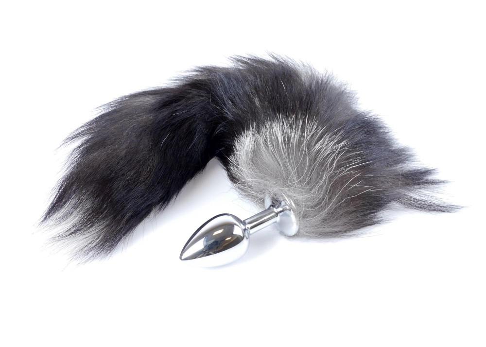Анальна пробка - Fox Tail 2XL - Black - зображення 1