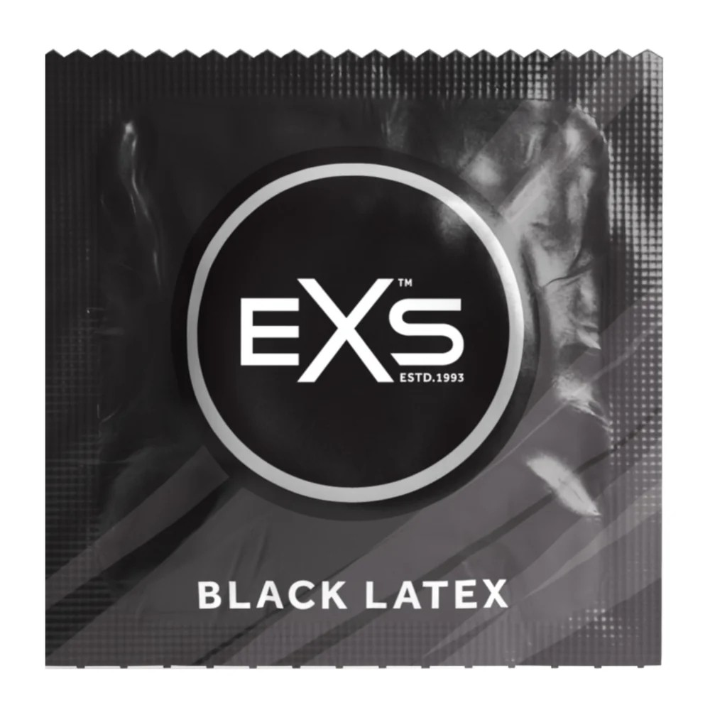 Презерватив - EXS Black Latex Condom, 1 шт. - зображення 1