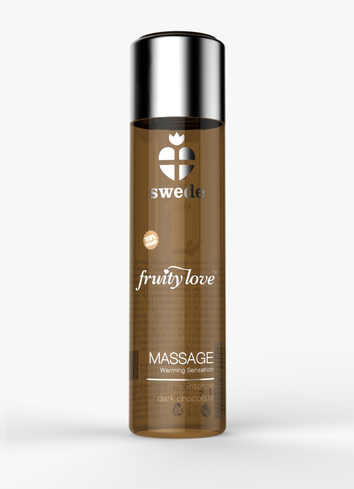 Масажна олія - Swede Fruity Love Intense Dark Chocolate, 120 мл - зображення 1