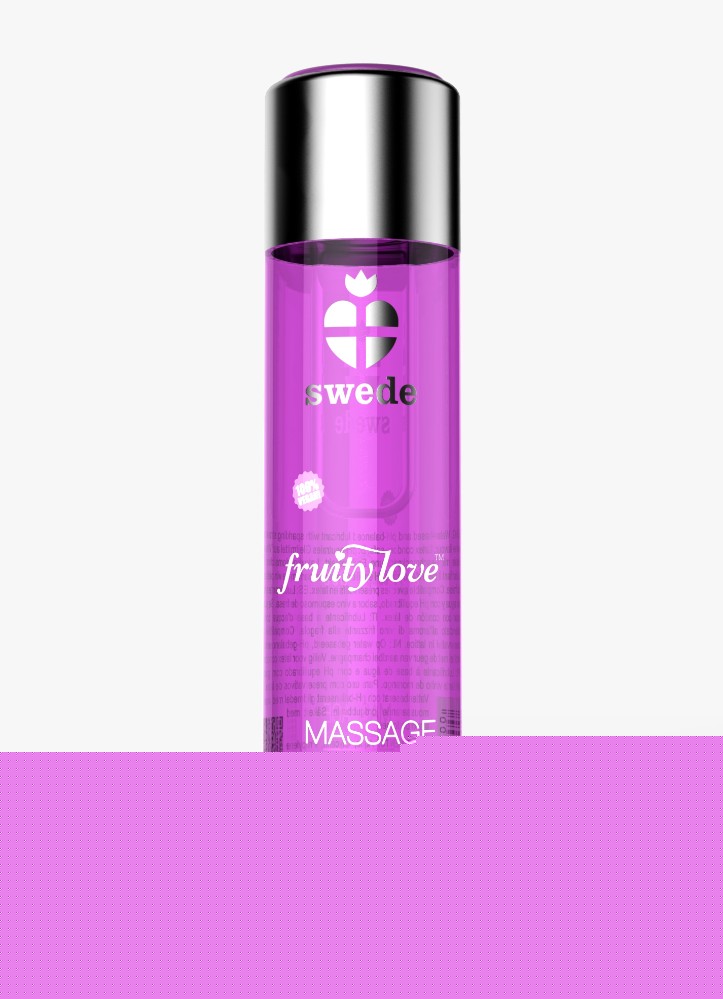 Масажна олія - Swede Fruity Love Sweet Raspberry Rhubarb, 120 мл - зображення 1
