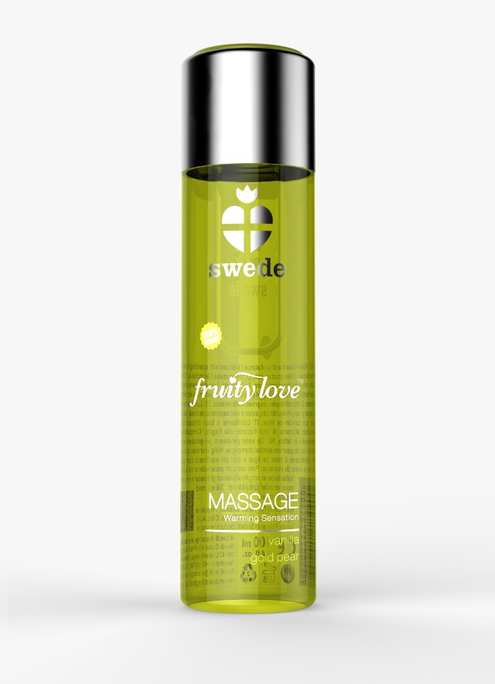 Масажна олія - Swede Fruity Love Vanilla Gold Pear, 60 мл - зображення 1