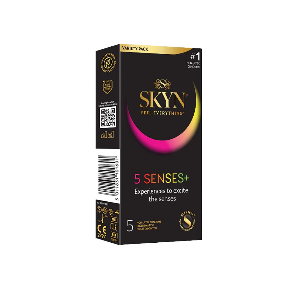 Презервативи - Skyn 5 Senses+, 5 шт. - зображення 1