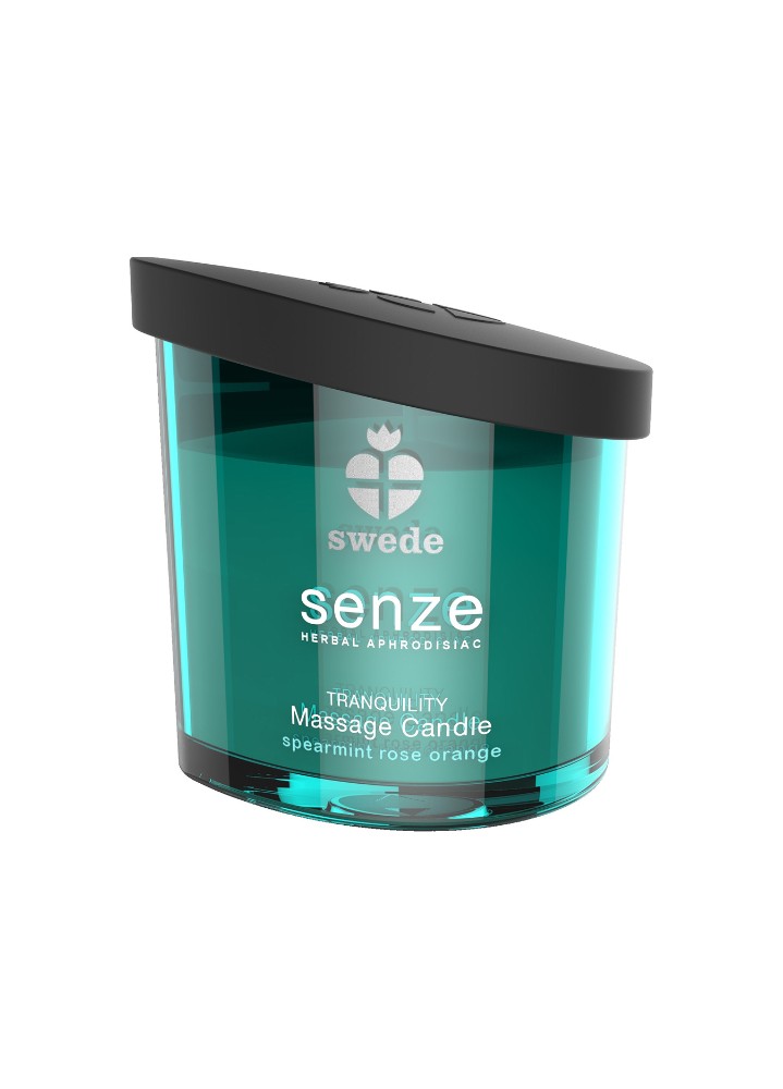 Масажна свічка - Swede Senze Tranquility Spearmint Rose Orange, 150 мл - зображення 1