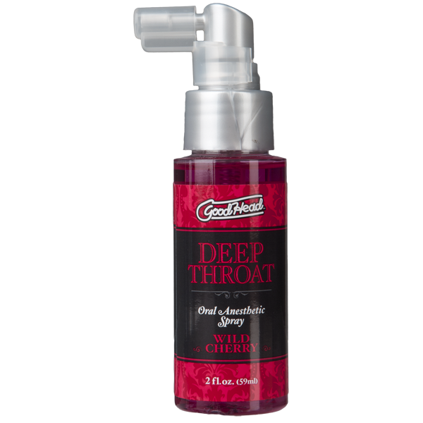 Спрей для мінету Doc Johnson GoodHead DeepThroat Spray - Cherry 59 мл (м'яте паковання!!!) - зображення 1