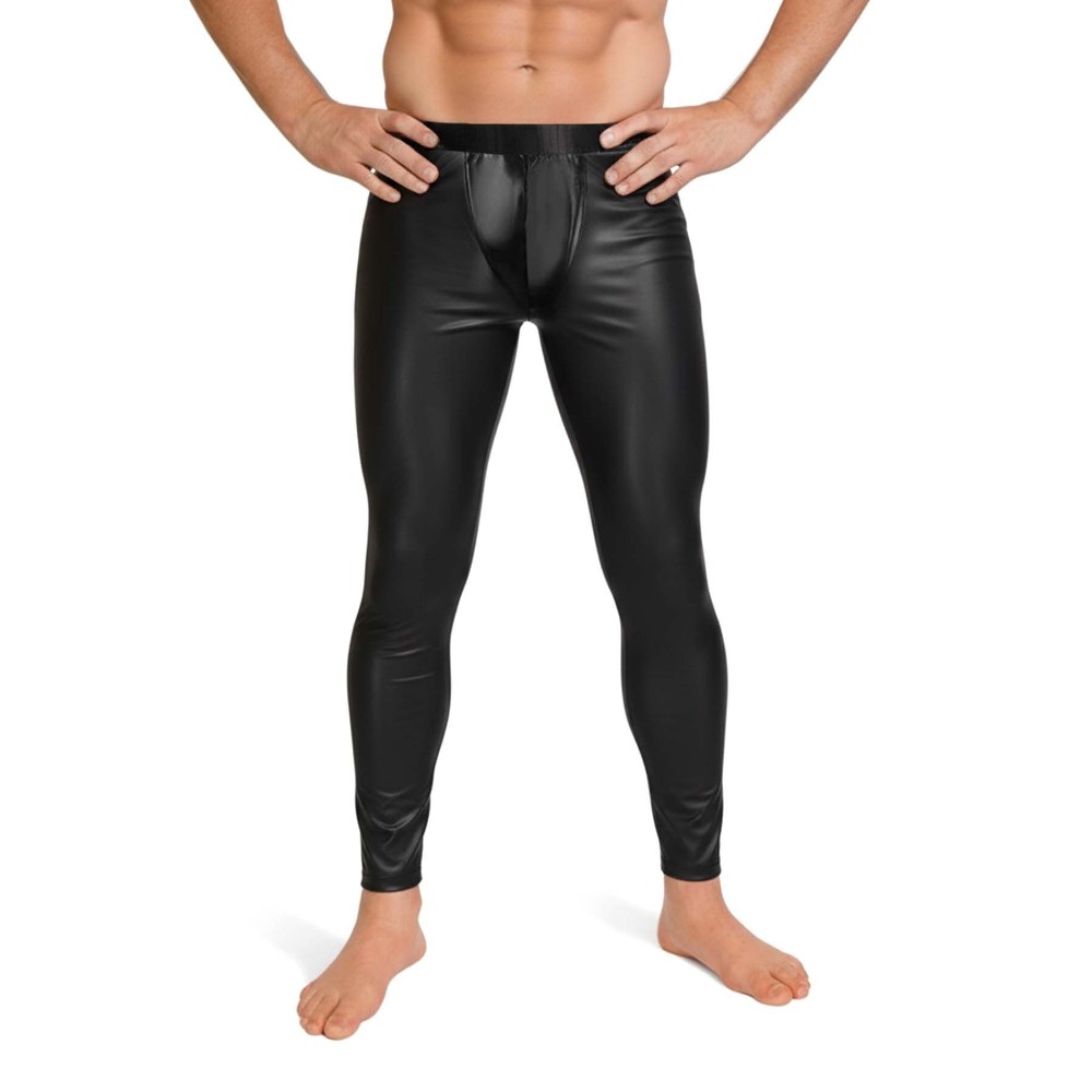 Чоловічі легінси Art of Sex - Matthias, колір чорний з матовим ефектом, розмір S - зображення 1