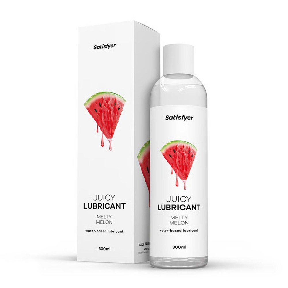 Лубрикант на водній основі Satisfyer Juicy Lubricant Melty Melon 300 мл (м'яте паковання!!!) - зображення 1