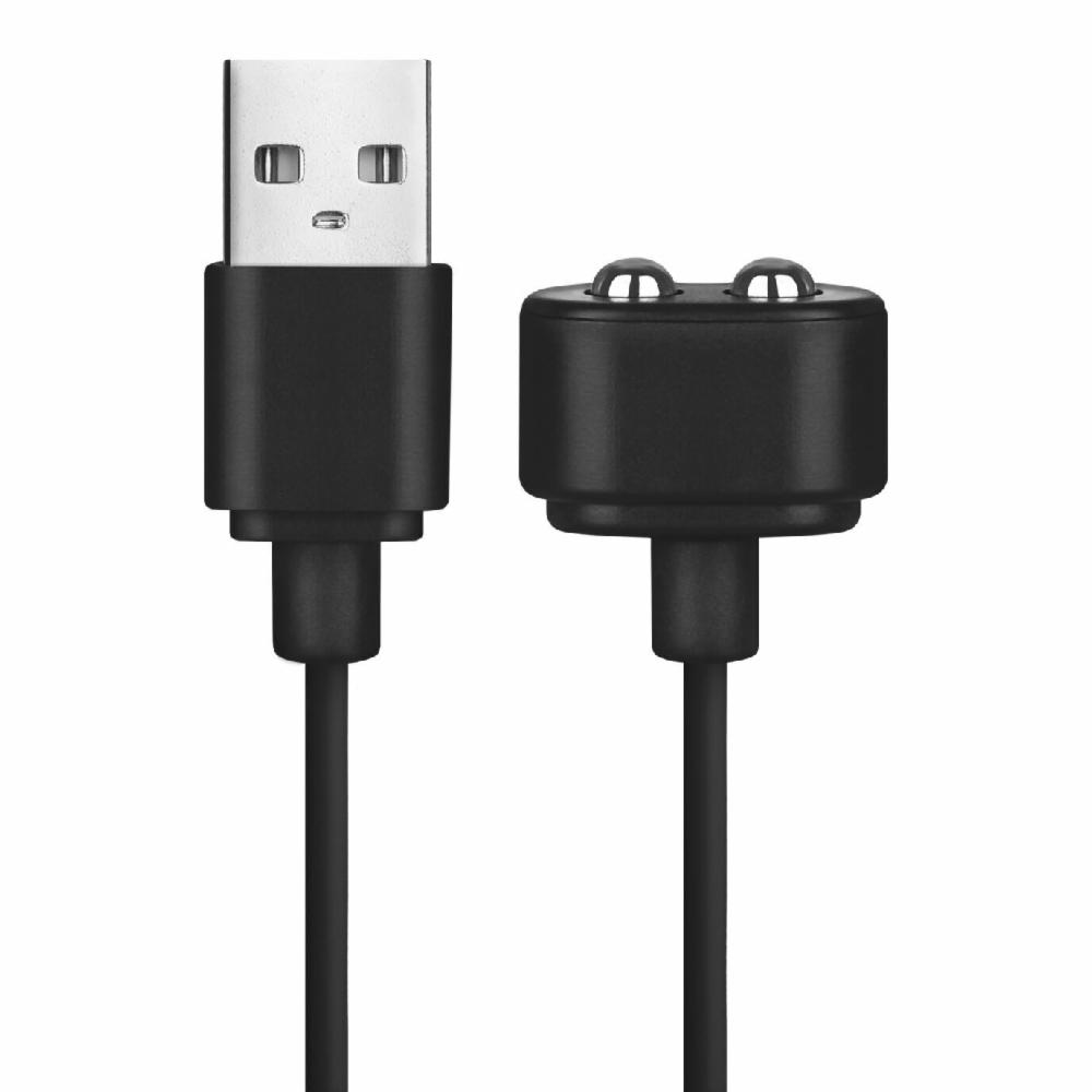 Зарядка (запасний кабель) для іграшок Satisfyer USB charging cable Black (відкрите паковання!!!) - зображення 1