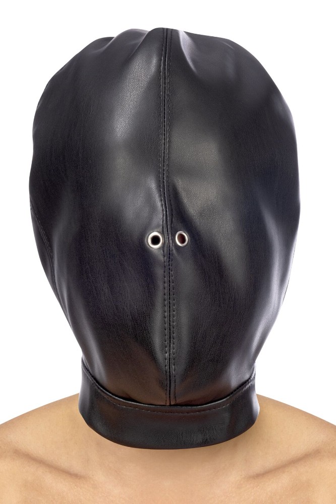 Капюшон для БДСМ Fetish Tentation Closed BDSM hood in leatherette - зображення 1