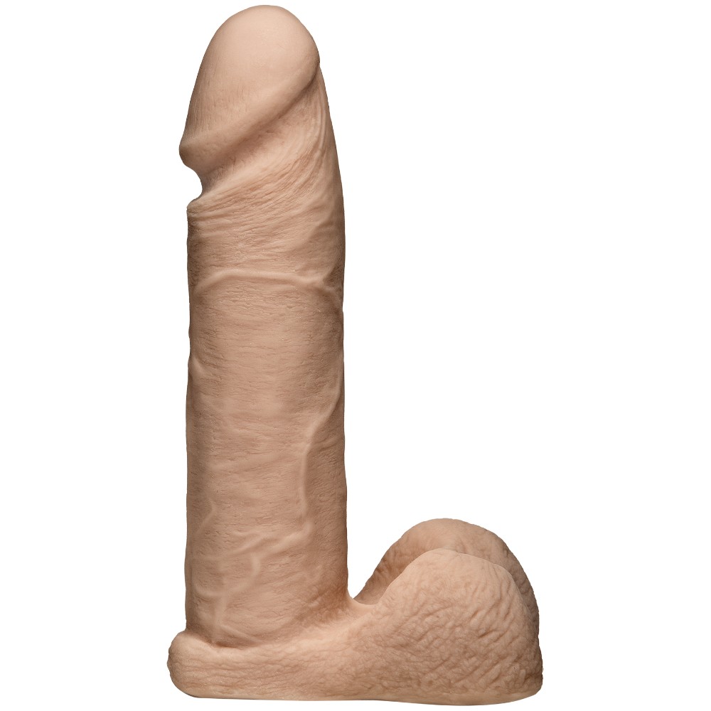 Фалоімітатор Doc Johnson Vac-U-Lock - 8 Inch ULTRASKYN Cock White (м'яте паковання!!!) - зображення 1