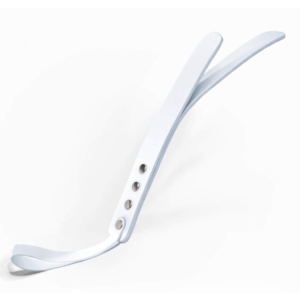 Падл двошаровий Feral Feelings Leather Mini Paddle White, натуральна шкіра - зображення 1