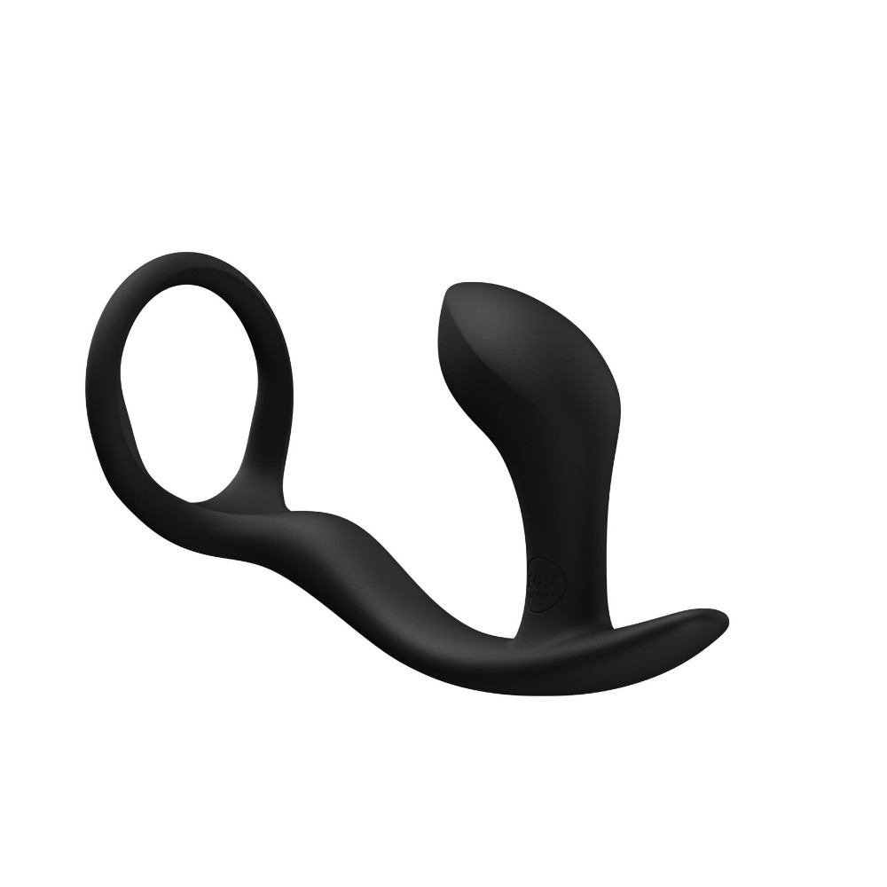 Анальна пробка з ерекційним кільцем Fun Factory BOOTIE RING Black (м'яте паковання!!!) - зображення 1