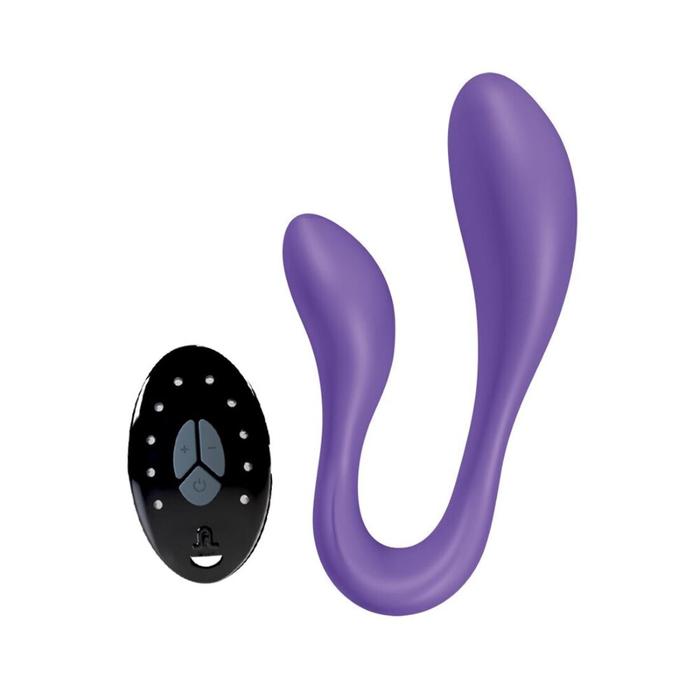 Вібратор для пар Adrien Lastic Couple Secrets II з пультом LRS, два мотори, універсальний - зображення 1