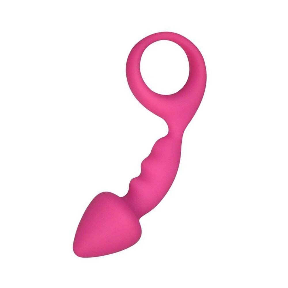 Анальна пробка Adrien Lastic Budy Pink із стимулюючою ніжкою, макс. діаметр 2,5 см - зображення 1