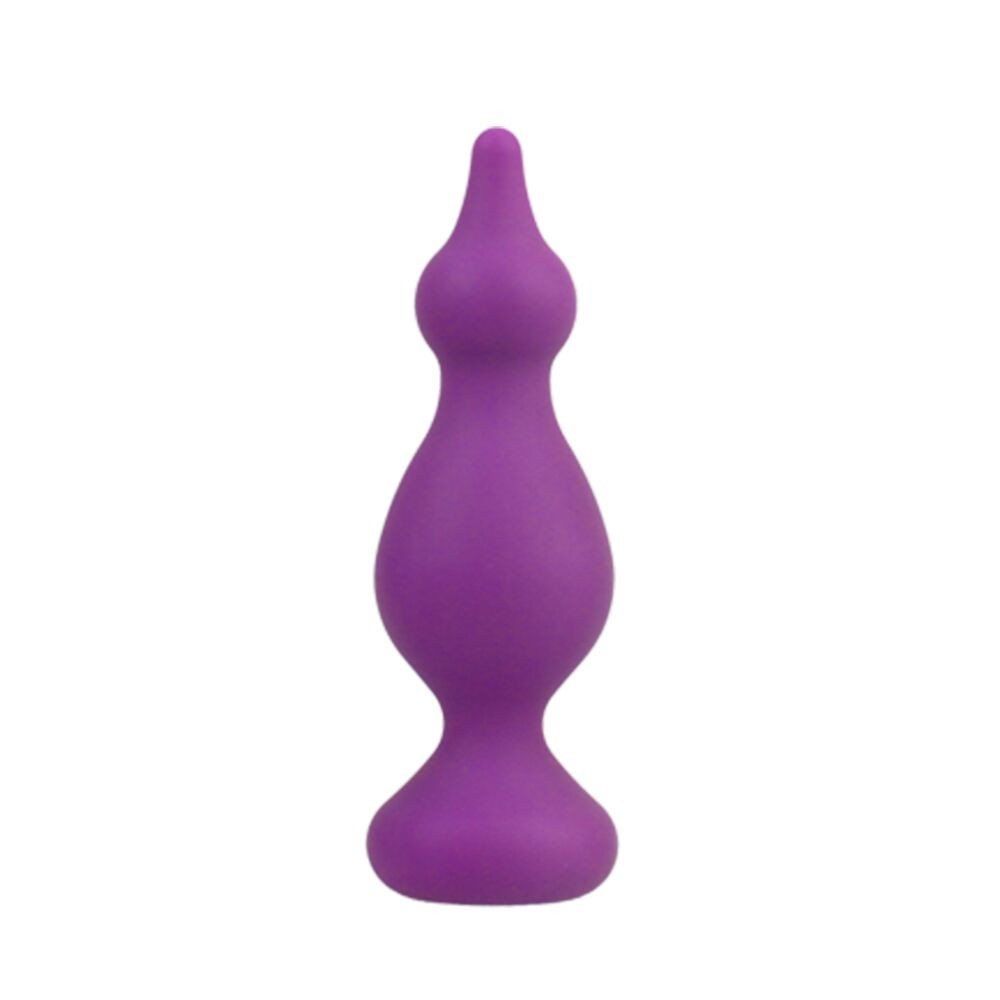 Анальна пробка Adrien Lastic Amuse Medium Purple (M) з двома переходами, макс. діаметр 3,6 см - зображення 1