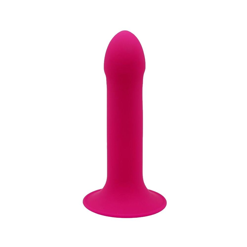 Дилдо з присоскою Adrien Lastic Hitsens 2 Pink, відмінно для страпона, макс. діам. 4см, довж. 16,7см - зображення 1
