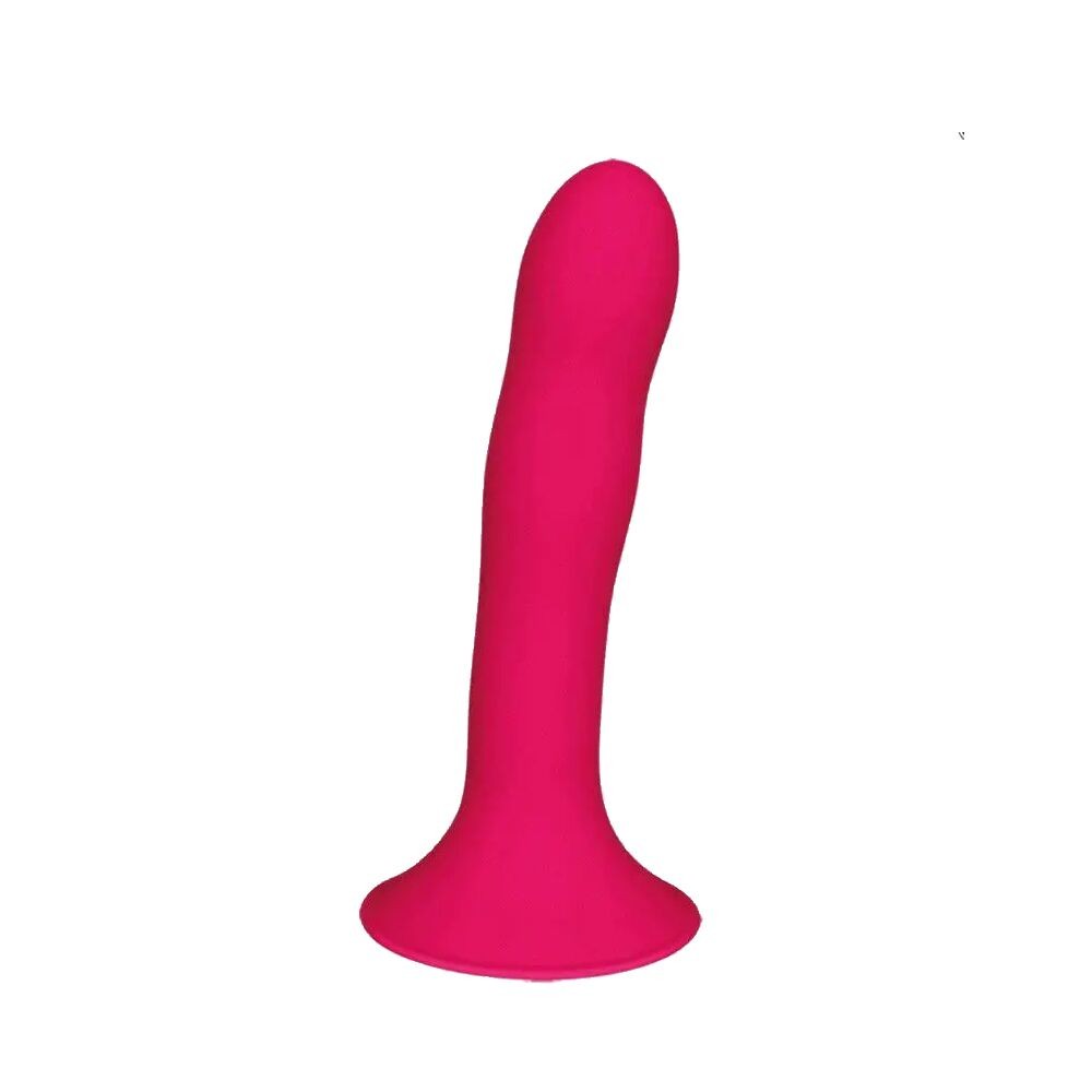 Дилдо з присоскою Adrien Lastic Hitsens 4 Pink, відмінно для страпона, діаметр 3,7см, довжина 17,8см - зображення 1