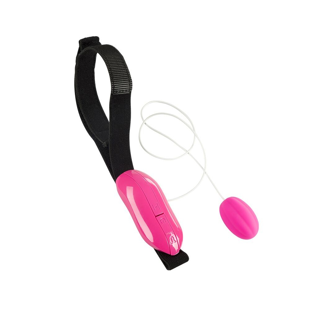 Виброяйце Adrien Lastic Playball для стимуляції точки А, з турборежимом, кріплення до ноги - зображення 1