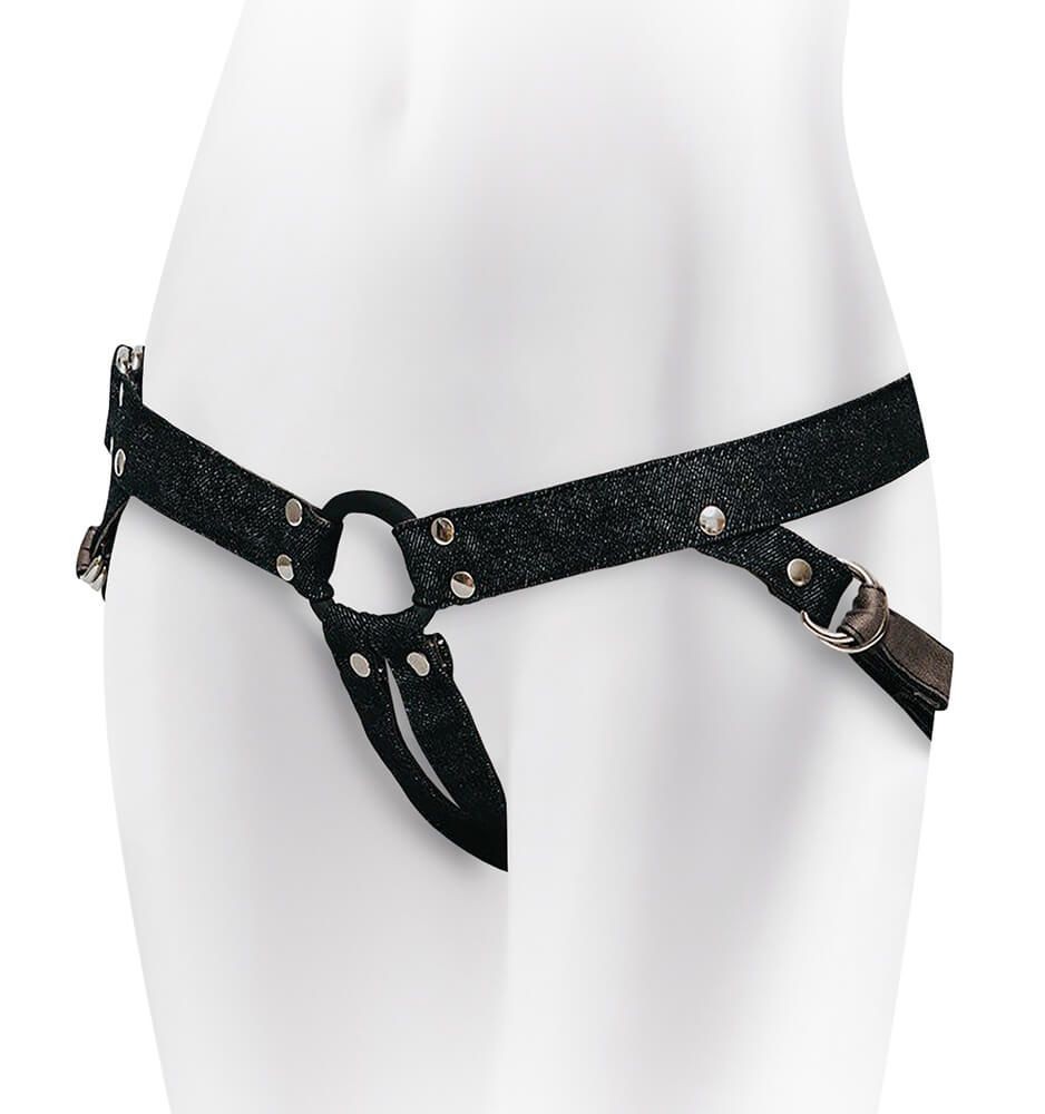 Джинсові трусики для страпона Adrien Lastic - Lastic Strap-on - зображення 1