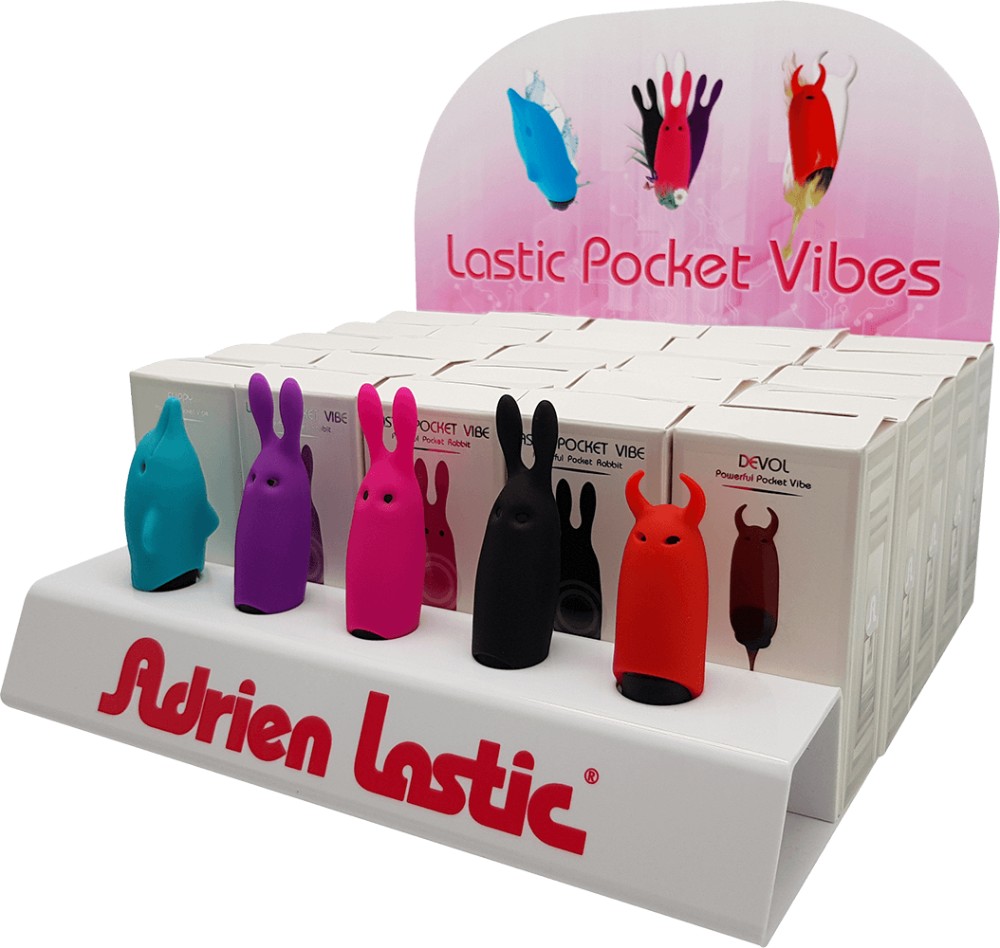 Набір вібраторів Adrien Lastic Promo Pack Pocket Vibe (25 шт + тестери) - зображення 1