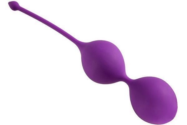 Вагінальні кульки Alive U-Tone Balls Purple, діаметр 3,5 см, вага 77 г - зображення 1