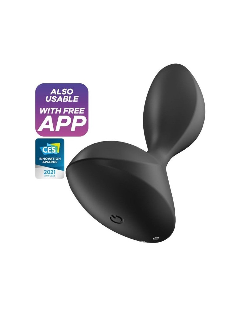 Анальна смарт-пробка з вібрацією Satisfyer Sweet Seal Black - зображення 1