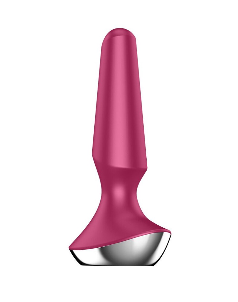 Анальна смарт-вібропробка Satisfyer Plug-ilicious 2 Berry - зображення 1