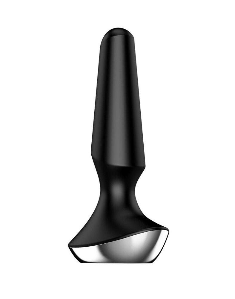 Анальна смарт-вібропробка Satisfyer Plug-ilicious 2 Black - зображення 1